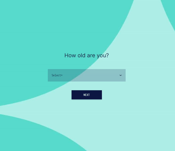 customized landing page.